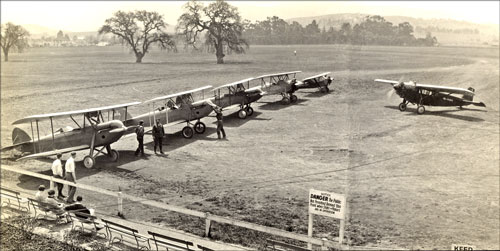 Palo Alto Airport Aircraft courtesy Stanford Daily